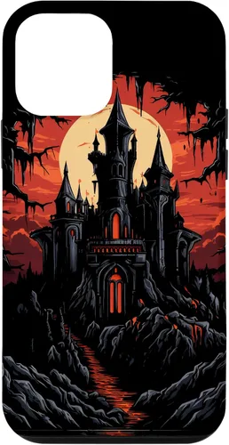Vista 16 de Carcasa de fantasía oscura para iPhone 16 Castillo gótico Arquitectura Gótica Brujería