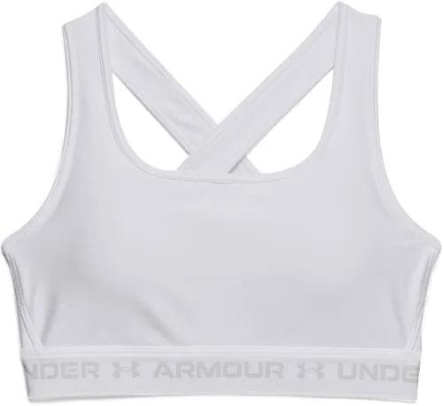 Vista 3 de Under Armour - Sostén deportivo de medio impacto con espalda cruzada para mujer