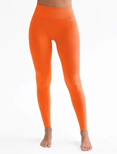 Vista 2 de FRESOUGHT Leggings de entrenamiento con levantamiento de glúteos para mujer, sin costuras, cintura alta, contorno de sonrisa, pantalones de yoga