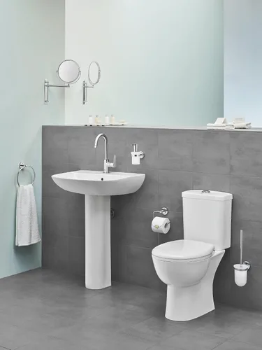 Vista 4 de Grohe 40463001 BauCosmopolitan - Escobillas para inodoro, color cromado