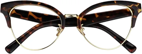 Vista 6 de Zeelool Browline - Gafas de bloqueo de luz azul ojo de gato para mujer, 100% protección UV400, Charlene FX0819