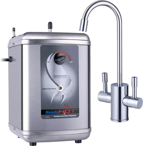 Vista 11 de Ready Hot – Sistema despachador de agua caliente de acero inoxidable., RH-200-F570-CH Grifo de cromo pulido
