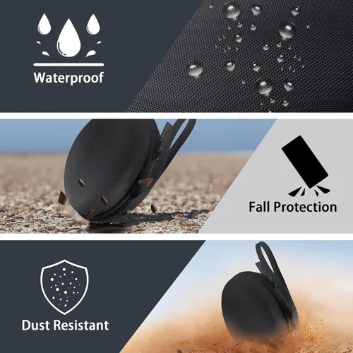 Vista 7 de co2CREA para audífonos Beats Studio Pro / Studio3 / Solo4 / Solo3, estuche de viaje rígido compatible con audífonos inalámbricos de diadema Beats
