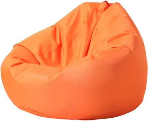 Vista 8 de Morbuy Puf para niños y adultos (sin relleno), funda suave y perezosa para sofá cama, lavable, almacenamiento de gran tamaño para interiores y Marrón