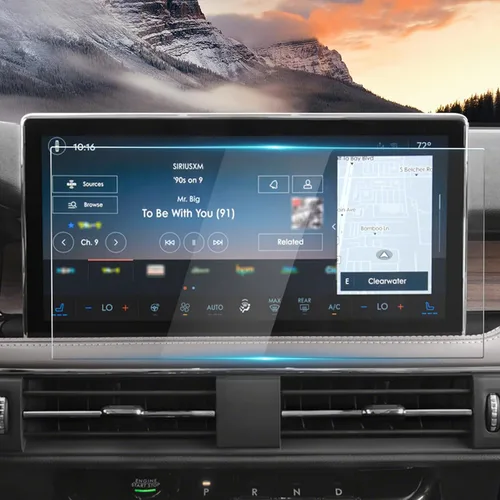 Vista 11 de YEE PIN Lincoln - Protector de pantalla de aviador 2020, protector de pantalla central para pantalla táctil Lincoln Aviator 2020, 2 piezas