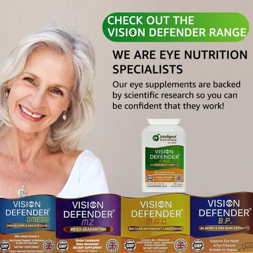 Vista 7 de Vision Defender AMD AREDS2 Vitaminas para los ojos – Fórmula AREDS 2 exacta con luteína y zeaxantina, vitaminas C y E, zinc 25 mg y cobre