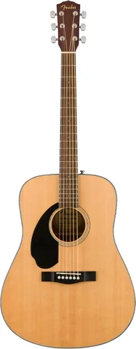 Vista 10 de Fender CN-60S - Guitarra acústica de cuerda de nailon para concierto, con 2 años de garantía, natural