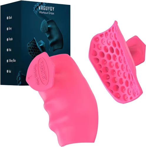 Vista 9 de Guantes de Entrenamiento, Guantes de Gimnasio de Látex Sin Dedos, Agarres de Dominada para Hombres y Mujeres, Agarres de Palma para Entrenamiento