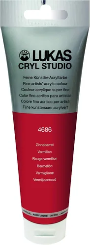 Vista 86 de Lukas CRYL Studio Artist - Pintura acrílica para artistas, Alizarín Carmesí, tubo de 125 ml - Pinturas acrílicas de alto pigmento para pintura