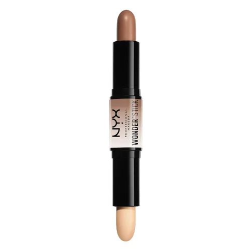 Vista 18 de NYX MAQUILLAJE PROFESIONAL Wonder Stick, Barra para dar forma y contornear el rostro - Claro