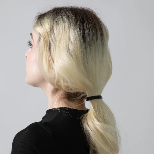 Vista 4 de Pinzas grandes de plástico para peinar, pinzas decorativas para medio recogido y cola de caballo, para niñas, mujeres con cabello muy fino y medio
