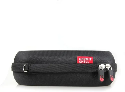 Vista 5 de Hermitshell Funda rígida de viaje para Silensys E7 / PurelySound E7 / MOVSSOU E7 / COWIN E7 / Tapela E7 / Audonia E7 auriculares Bluetooth con Negro