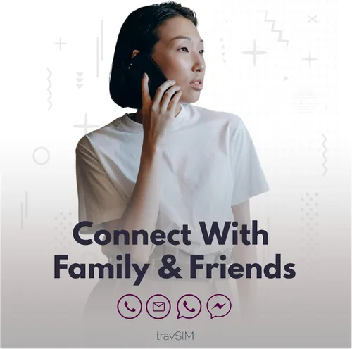 Vista 2 de travSIM Hong Kong Data SIM Datos móviles de 12 GB a velocidades 4G/5G Roaming gratuito en Macao Funciona en dispositivos iOS y Android Plan