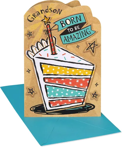 Vista 8 de American Greetings Tarjeta de cumpleaños para nieto (Awesome)