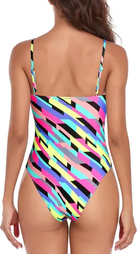 Vista 4 de RELLECIGA Bañadores Bandeau de una pieza para mujer