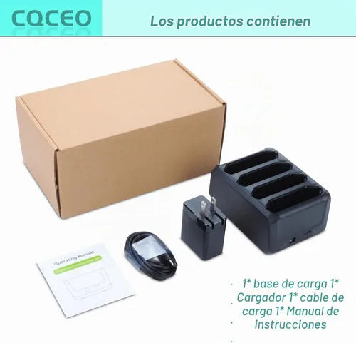 Vista 7 de Kit de cuna de carga de 4 ranuras para batería Zebra TC77 TC70 TC75