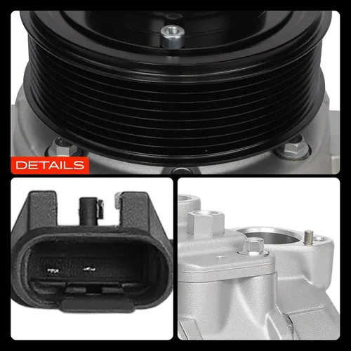 Vista 9 de A-Premium Compresor A/C con embrague compatible con BMW 335i 3.0L 2012-2013, 335i 3.0L xDrive 2013, X3 3.0L 2011-2016, X4 3.0L 2015-2016