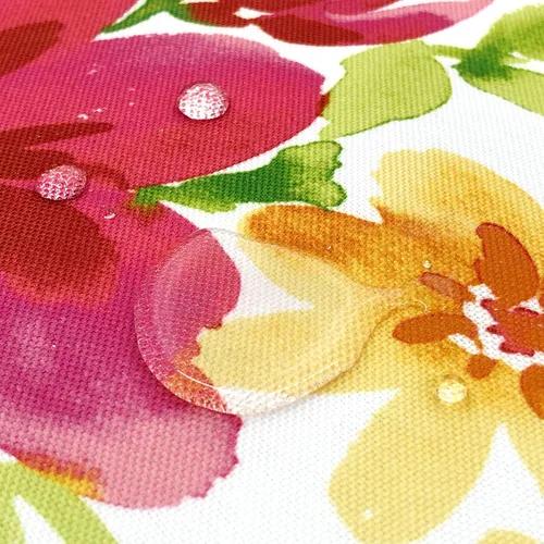 Vista 4 de CAIT CHAPMAN HOME COLLECTION Mantel de tela con cuentas para primavera y verano, fácil cuidado, resistente a las manchas