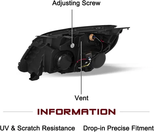 Vista 3 de JSBOYAT Par de faros delanteros halógenos Chevy Equinox 2016 2017, par de proyectores, estilo OE, conjunto de faros delanteros de fábrica