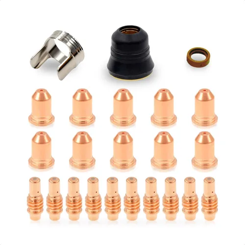Vista 5 de Electrodo 59182 Boquilla 59164 Puntas 65A Fit TI-PC65 Antorcha IPT-65 58895 Harbor Freight Titanium 65A Cutter 10PK
