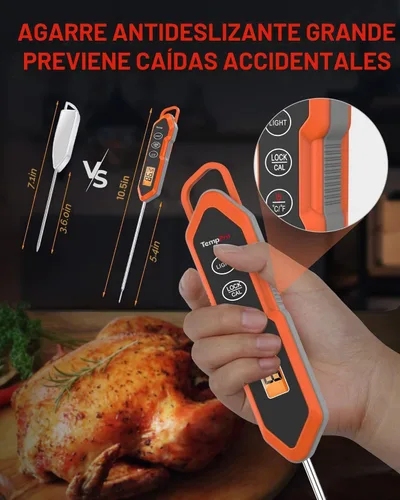 Vista 3 de TempPro TempSwift - Termómetro impermeable para carne de lectura