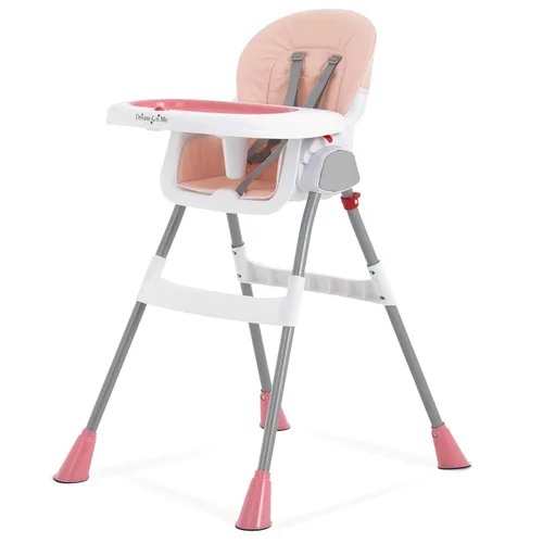 Vista 13 de Dream On Me Silla alta portátil 2 en 1 Tabletalk, silla alta compacta convertible, ligera, color aguamarina