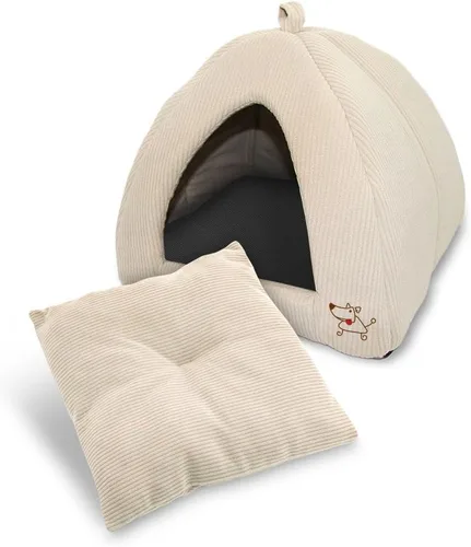 Vista 2 de Best Pet Supplies - Tienda de campaña para mascotas con cama suave para perros y gatos
