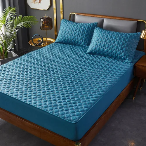 Vista 15 de ZIQINPSQ Sábana bajera amarilla tamaño twin, sábana bajera de bolsillo profundo, cálida para invierno, transpirable, antideslizante, perfecta