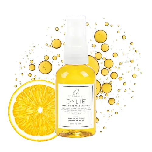 Vista 19 de QTICA Oylie Spray On Total Repair - Aceite corporal ligero en aerosol con jojoba natural y aceite de argán para una humedad instantánea, acabado