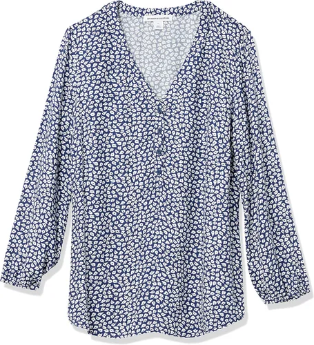 Vista 5 de AMAZON ESSENTIALS - Camisa de manga 34 con botones para mujer