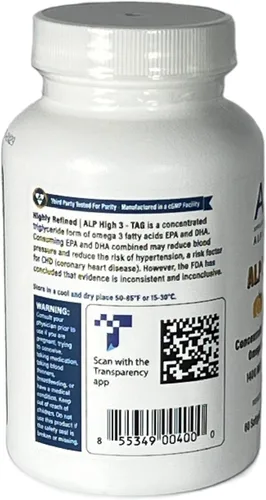 Vista 4 de Suplemento de aceite de pescado TAG Omega 3 - 60