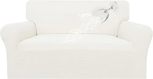 Vista 41 de Easy-Going - Funda para sofá 100% impermeable de ambos lados, funda de jacquard elástica, protector de muebles a prueba de derrames, para niños