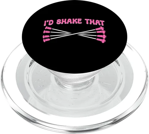 Vista 7 de I'd Shake That. Majorette Twirler Baton Twirling PopSockets Standard PopGrip