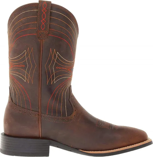 Vista 7 de Ariat Botas vaqueras deportivas con punta cuadrada ancha para hombre multicolorfantasía Muddy River Suede 7