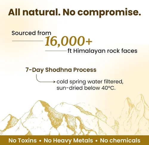 Vista 7 de Better Alt Paquete de 1 resina Shilajit pura del Himalaya, 75 porciones de grado dorado de alta potencia para impulso de energía y apoyo