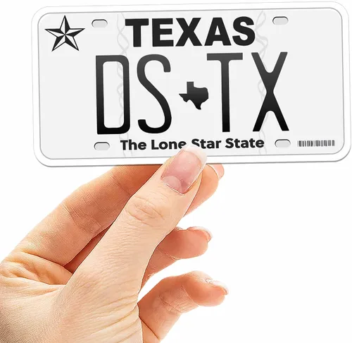 Vista 48 de Calcomanía para placa de matrícula de Texas, elige entre más de 50 ciudades de TX, calcomanía para parachoques de Texas para automóvil, calcomanías