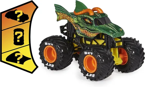 Vista 5 de Monster Jam 2022 Spin Master 1:64 Camión fundido a troquel con accesorio adicional: Legacy Trucks Dragon