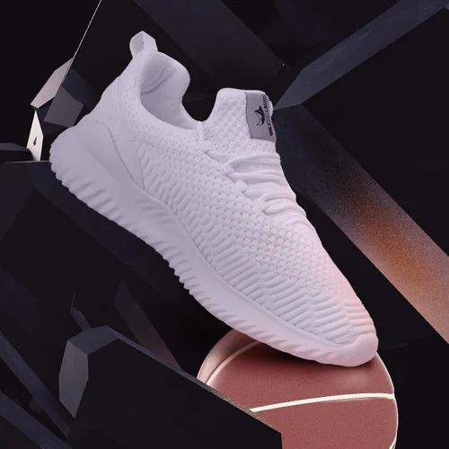 Vista 2 de Rospick Tenis sin cordones para hombre zapatos de caminar para hombre a la moda ligeros transpirables tenis deportivos