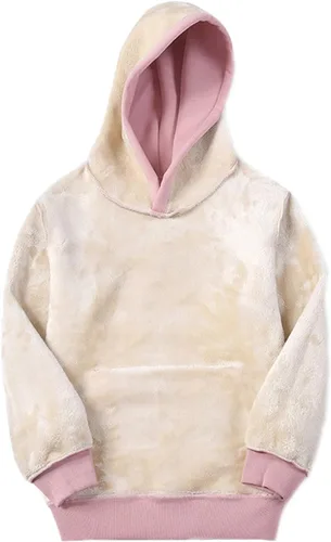 Vista 2 de Malajisi Sudadera con capucha para mujer, forro polar, sherpa, para invierno, casual, ajuste holgado