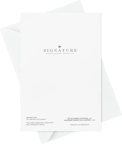 Vista 6 de Hallmark Signature - Tarjeta romántica de vacaciones para tu ser querido (Barra de caramelo de Navidad con corazón)