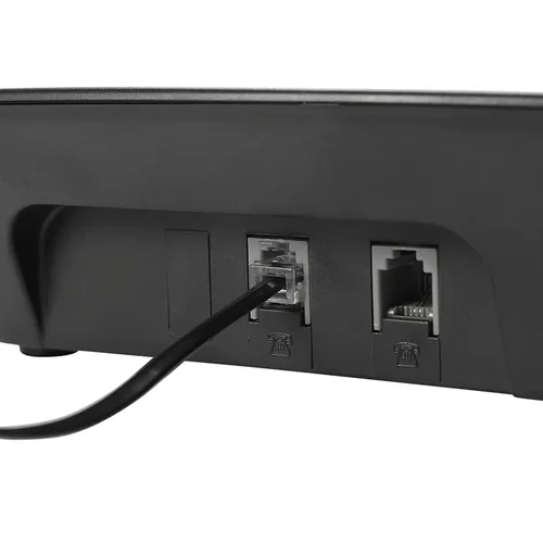 Vista 6 de Vthahaby Paquete de 3 cables de extensión de teléfono fijo de 6 pies con enchufe RJ-11 6P4C estándar para teléfono fijo y fax (negro)