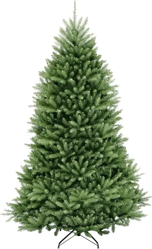 Vista 12 de National Tree Company - Mini árbol de Navidad artificial, verde, abeto Dunhill, incluye soporte, 4 pies