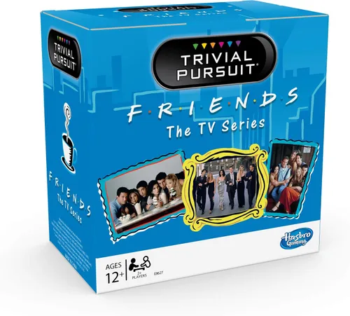 Vista 4 de Hasbro Gaming Trivial Pursuit: Friends The TV Series Edition Juego de fiesta; 600 preguntas de trivia para preadolescentes y adolescentes de 12 años