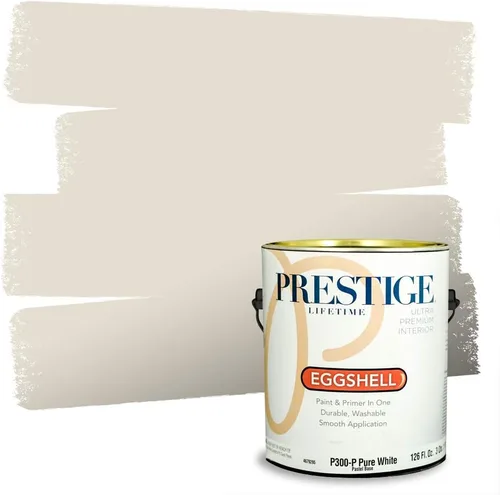 Vista 135 de PRESTIGE Pinturas Pintura Exterior e Imprimación en Uno, 1 Galón, Mate, Combinación Comparable de Sherwin Williams* Black Magic* SW6991-PCM
