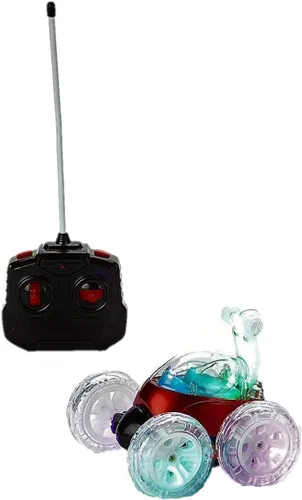 Vista 4 de Mindscope Turbo Twisters rojo 27 MHz brillante LED luz para acrobacias RC vehículo de control remoto