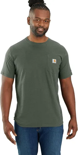Vista 42 de Carhartt Force - Camiseta de manga corta, con bolsillo, de ajuste holgado y peso medio para hombre Malt
