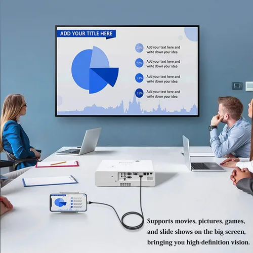 Vista 6 de Adaptador Lightning a HDMI con certificación MFi de Apple para teléfono a TV, compatible con iPhone, iPad, conector de pantalla de sincronización
