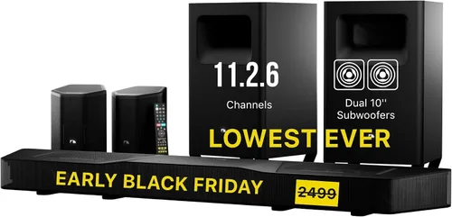 Vista 10 de Nakamichi Shockwafe 9.2.4 Dolby Atmos/DTSX Surround Soundbar