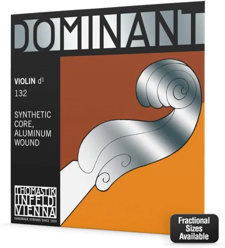 Vista 23 de Thomastik -Infeld Dominant Violin Single D String - Escala 1/2 - No. 132 1/2