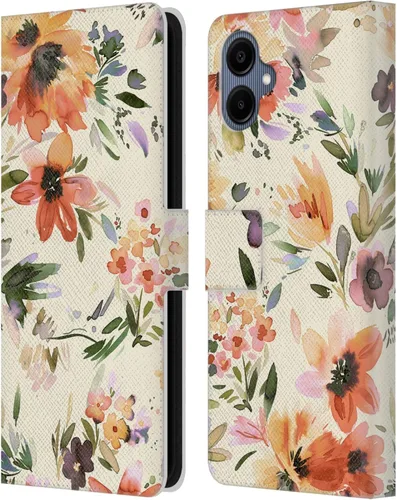 Vista 114 de Head Case Designs Officially Licensed Ninola Butterfly Nature Spring Floral Leather Wallet Case Compatible with Samsung Galaxy A07 4G